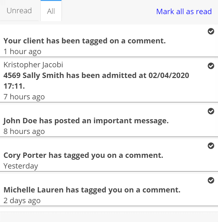 Internal Messaging & Alerts