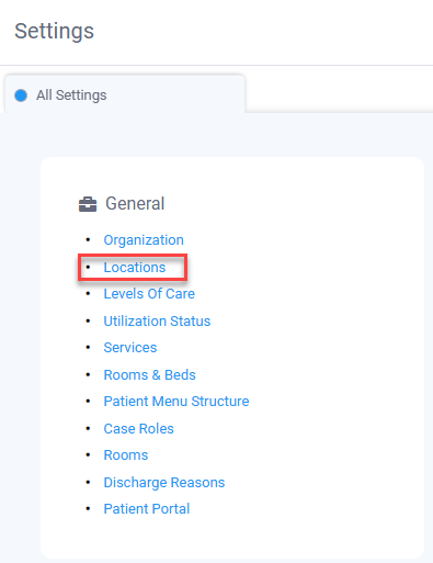 cropped pop out window of settings Showing General Setting