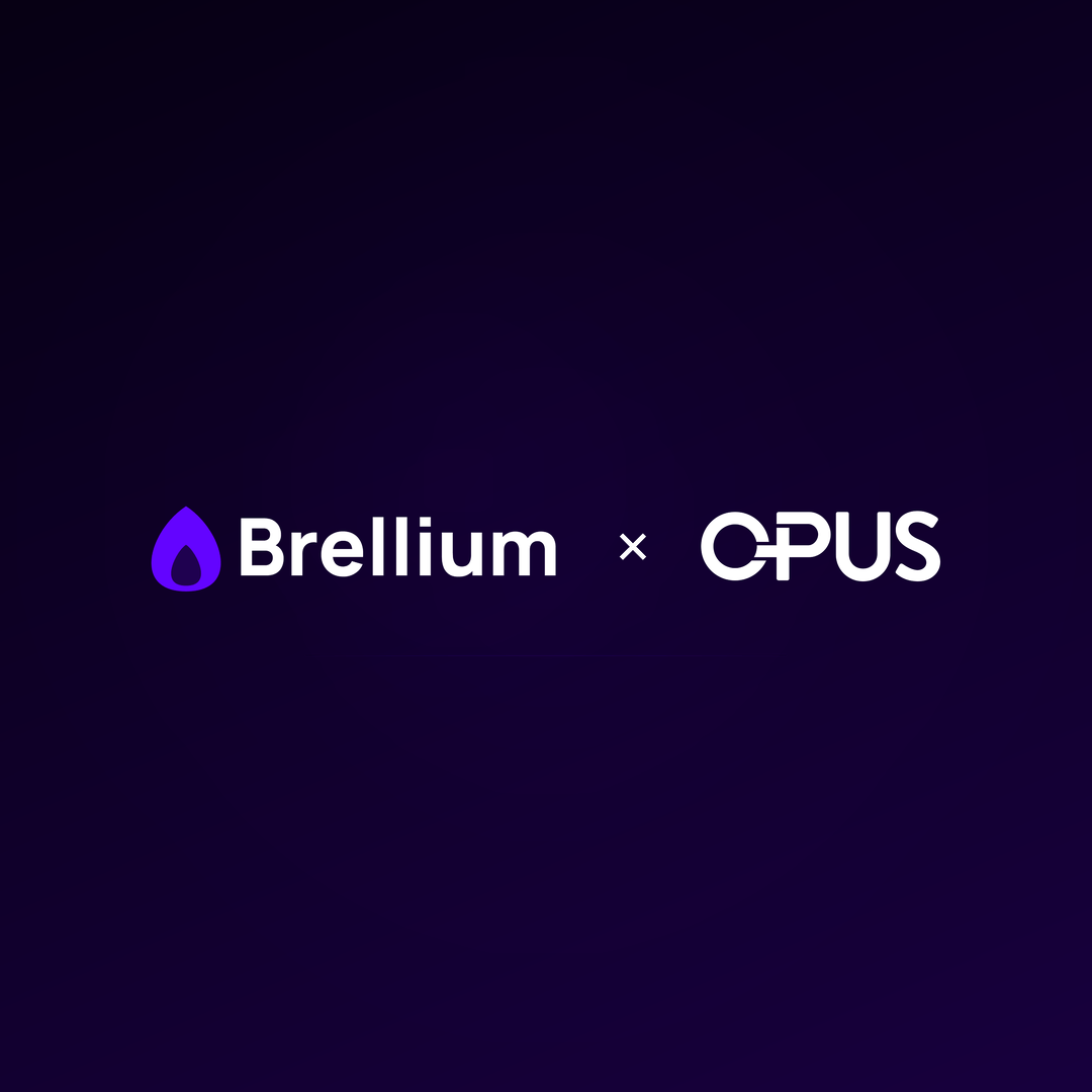 Brellium x Opus logos